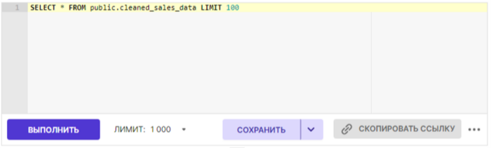 Неструктурированный SQL-код